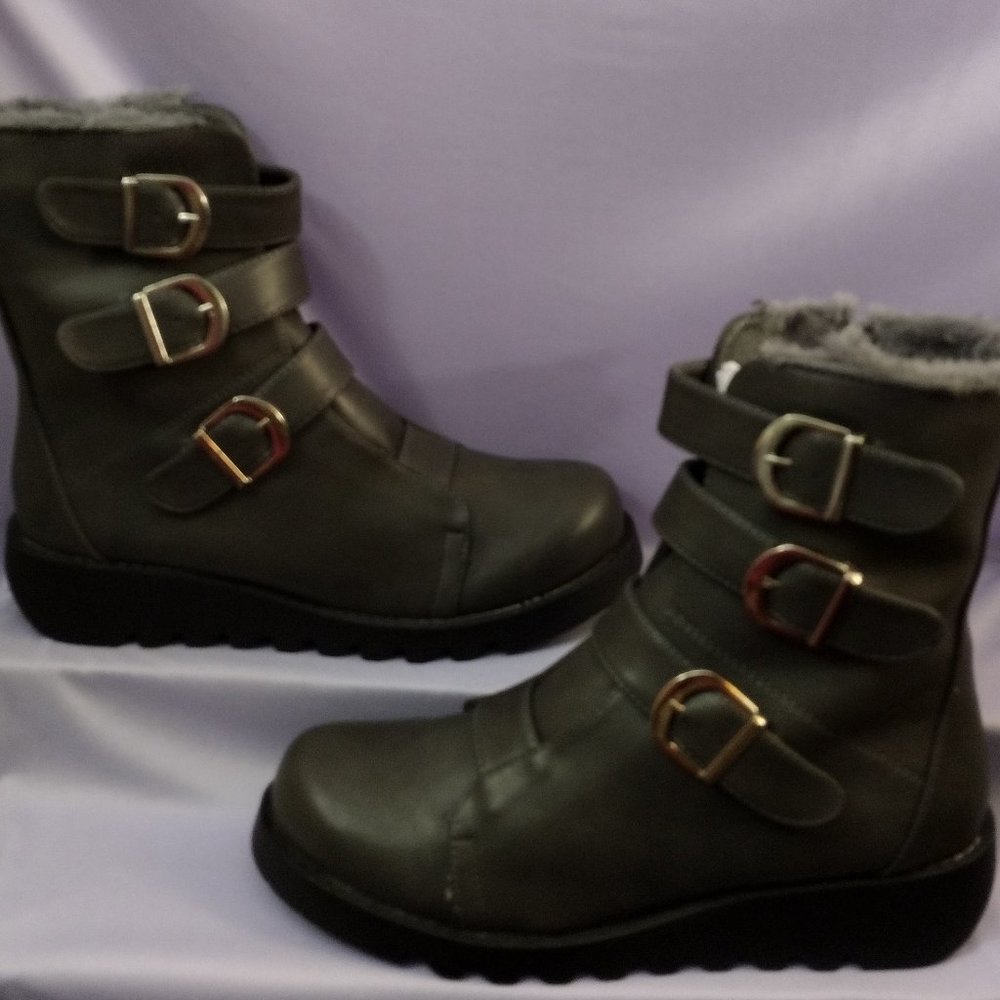 Gray Boots Size 10M